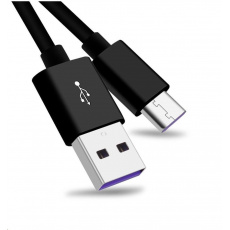 Kábel USB PREMIUMCORD 3.1 C/M - USB 2.0 A/M, super rýchle nabíjanie 5A, čierna, 1m Kábel USB PREMIUMCORD 3.1 C/M - USB 2.0 A/M, super rýchle nabíjanie 5A, čierna, 1m