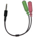 GENIUS audio adaptér 2x female 3,5mm jack na 1x male 3,5" jack