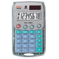REBELL kalkulačka - Starlet BX - průhledná / krabička