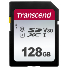 Karta TRANSCEND SDXC 128GB 300S, UHS-I U3 V30 (R:100W:25 MB/s)