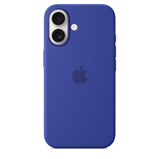 APPLE iPhone 16 Silicone Case with MagSafe - Ultramarine APPLE iPhone 16 Silicone Case with MagSafe - Ultramarine