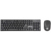 MANHATTAN Wireless Keyboard Mouse Combo, Balkan layout, black