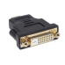 PremiumCord adaptér HDMI A - DVI-D M/F, pozlacené konektory