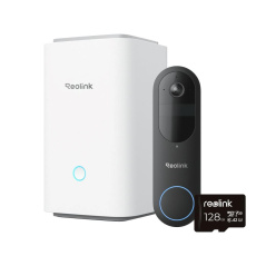 REOLINK bezpečnostní video zvonek D340B + Hub 1 + 128GB microSD REOLINK bezpečnostní video zvonek D340B + Hub 1 + 128GB microSD