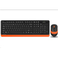 A4tech FG1010 FSTYLER set bezdrôtový. klávesnica + myš, oranžová