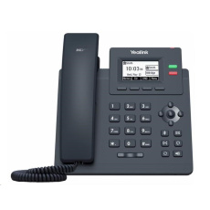 Yealink SIP-T31W WiFi telefon, s napájecím adaptérem, 2,3" 132x64 grafický, 2x RJ45 10/100, 2x SIP