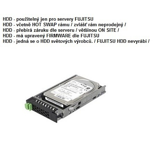 FUJITSU HDD SRV HD SAS 12G 600GB 15K HOT PL 2.5' EP FUJITSU HDD SRV HD SAS 12G 600GB 15K HOT PL 2.5' EP