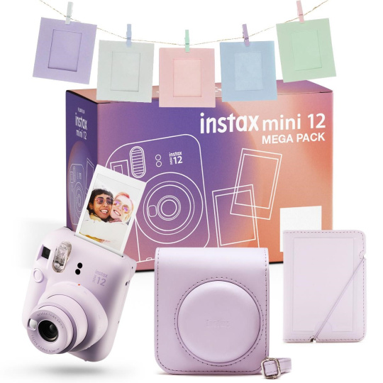 <p>Fujifilm MINI 12 MEGA PACK fialový</p> <p>Fujifilm MINI 12 MEGA PACK fialový</p>