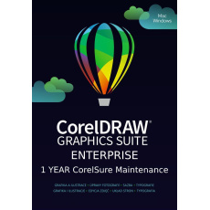 Licencia na balík CorelDRAW Graphics Suite Enterprise (vrátane 1 roka údržby CorelSure)(1-4) EN/DE/FR/ES/BR/IT/CZ/PL/NL