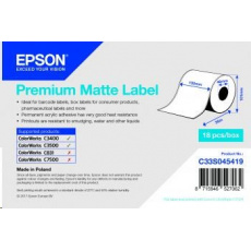 Rolka štítkov Epson, normálny papier, 102 mm Rolka štítkov Epson, normálny papier, 102 mm