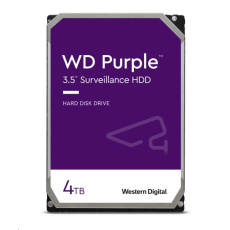 WD PURPLE WD42PURZ 4TB SATA/600 256MB cache, nízka hlučnosť, CMR