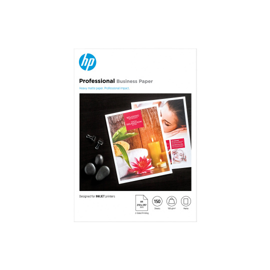 HP Professional Inkjet Matte FSC Paper 180 gsm-150 sht/A4/210 x 297 mm HP Professional Inkjet Matte FSC Paper 180 gsm-150 sht/A4/210 x 297 mm
