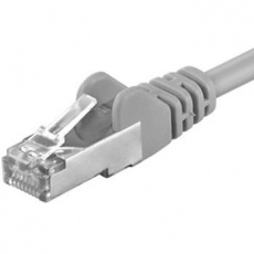 PREMIUMCORD Patch kábel CAT.6 F/UTP, RJ45-RJ45, AWG 26 3 m sivá