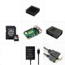 Raspberry Set Zonepi Pi 4B/4GB, (karta SDHC 32GB + adaptér, Pi4 Model B, krabica, chladič, kábel HDMI, napájací zdroj)