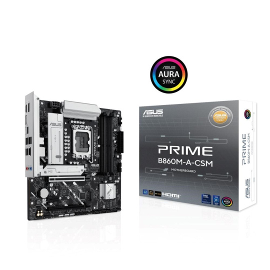 ASUS MB Sc LGA1851 PRIME B860M-A-CSM, Intel B860, 4xDDR5, 2xDP, 1xHDMI, mATX