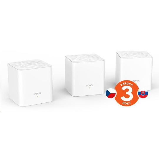 Tenda MW3 (3-pack) Bezdrôtový systém AC1200 Whole Home Mesh WiFi