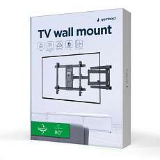 GEMBIRD Držák TV WM-80ST-05, 37"-80" (50kg), plně pohyblivý GEMBIRD Držák TV WM-80ST-05, 37"-80" (50kg), plně pohyblivý