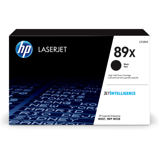 HP 89X Black LaserJet Toner Cartridge (10,000 pages)