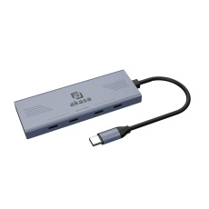 BAZAR AKASA Hub USB-C na 4x USB-C, 10Gbps - ROZBALENO