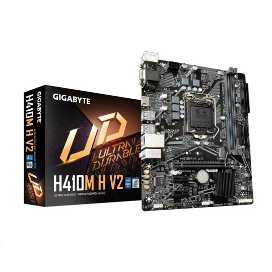 BAZAR - GIGABYTE MB Sc LGA1200 H410M H V2, Intel H470, 2xDDR4, 1xHDMI, 1xVGA, mATX - Po opravě (Komplet) BAZAR - GIGABYTE MB Sc LGA1200 H410M H V2, Intel H470, 2xDDR4, 1xHDMI, 1xVGA, mATX - Po opravě (Komplet)