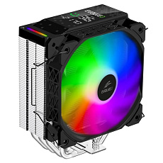 EVOLVEO QuietCool7, CPU chladič s digitálním displejem, 6x heatpipe, černý EVOLVEO QuietCool7, CPU chladič s digitálním displejem, 6x heatpipe, černý