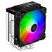 EVOLVEO QuietCool7, CPU chladič s digitálním displejem, 6x heatpipe, černý