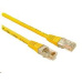 Solarix Patch kábel CAT5E UTP PVC 3 m žltý, odolný proti zasekávaniu C5E-155YE-3MB