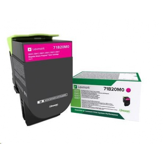 Toner Lexmark pre CS/CX317, 417, 517 Magenta z programu Lexmark Return na 2 300 strán