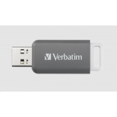 VERBATIM Flash disk 128GB DataBar USB 2.0 Disk, sivý