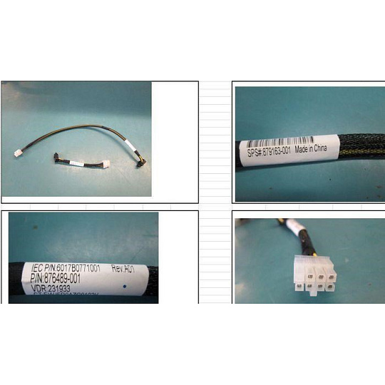 HPE LFF/SFF drive power cable for ML350g10 (connects and powers drives via SAS backplane)