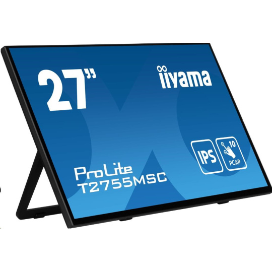 Iiyama ProLite T27XX, 68,6 cm (27''), Projected Capacitive, Full HD, USB, kit (USB), black