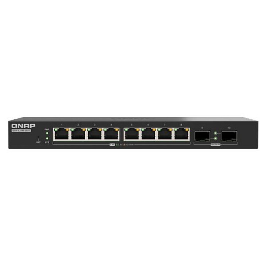 QNAP switch QSW-L2110-2S8T (8x2,5GbE,2xSFP+,fanless)