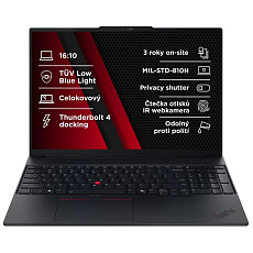 BAZAR - LENOVO NTB ThinkPad E16 G3 - Ultra7 255H,16" WUXGA,32GB,1TBSSD,IRcam,W11P - Poškozený obal