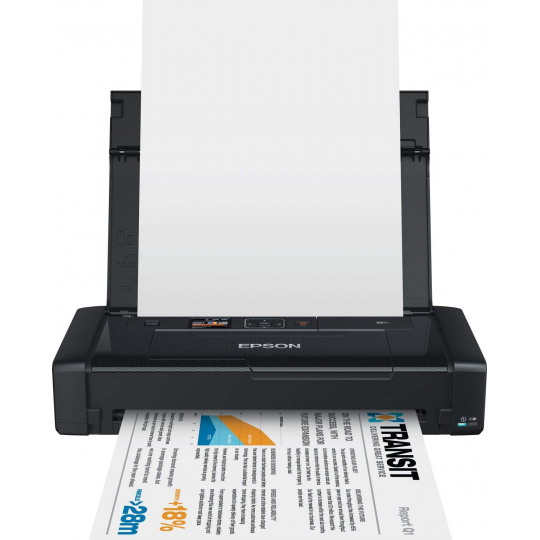 BAZAR - Prenosná atramentová tlačiareň EPSON WorkForce WF-100W MFZ, A4, 14 str. za minútu, USB, WiFi, BT, vstavaná batéria, 3 roky záruka