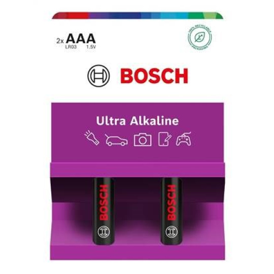 Bosch LR03UA2B/00 Ultra Alkaline (Blistr 2 ks) Bosch LR03UA2B/00 Ultra Alkaline (Blistr 2 ks)