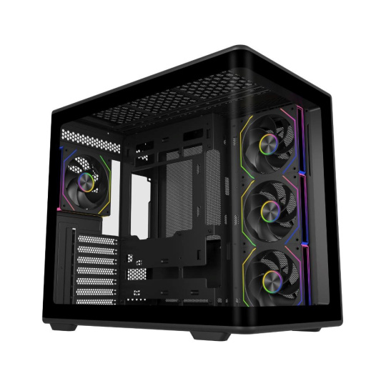 BAZAR - Cooler Master case Elite 600, ATX, Průhledná bočnice, 4x 120mm Fan, Černá - Poškozený obal (Komplet) BAZAR - Cooler Master case Elite 600, ATX, Průhledná bočnice, 4x 120mm Fan, Černá - Poškozený obal (Komplet)