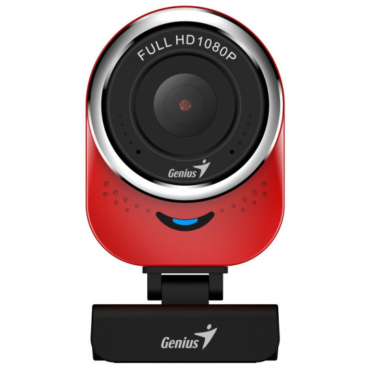 GENIUS Webcam QCam 6000/ červená/ Full HD 1080P/ USB2.0/ mikrofón