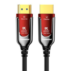 PREMIUMCORD Ultra High Speed HDMI 2.1 optický fiber kabel 8K@60Hz, zlacené 5m PREMIUMCORD Ultra High Speed HDMI 2.1 optický fiber kabel 8K@60Hz, zlacené 5m