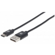 MANHATTAN kábel Hi-Speed USB-C, C Male / A Male, 2 m, čierny