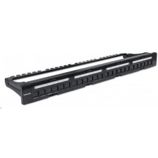 Intellinet Patch Panel 19", prázdny pre 24 portov, 1U, čierny