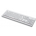 FUJITSU Klávesnice KB521 USB CZ US + 12 multimedia keys - postříkání odolná - marble grey - bílá