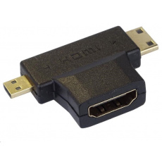 Adaptér PremiumCord HDMI na mini HDMI typu C a micro HDMI typu D