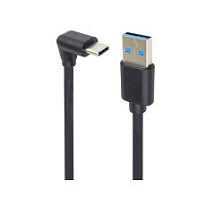 PremiumCord Kabel USB typ C/M zahnutý konektor 90° - USB 3.0 A/M, 2m PremiumCord Kabel USB typ C/M zahnutý konektor 90° - USB 3.0 A/M, 2m