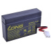 Dlhá olovená batéria 12 V 0,7 Ah AMP
