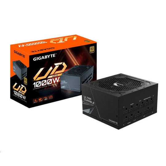 BAZAR - GIGABYTE zdroj UD1000GM, 1000W, 80+ Gold, 120mm fan - Po opravě (Náhradní krabice)