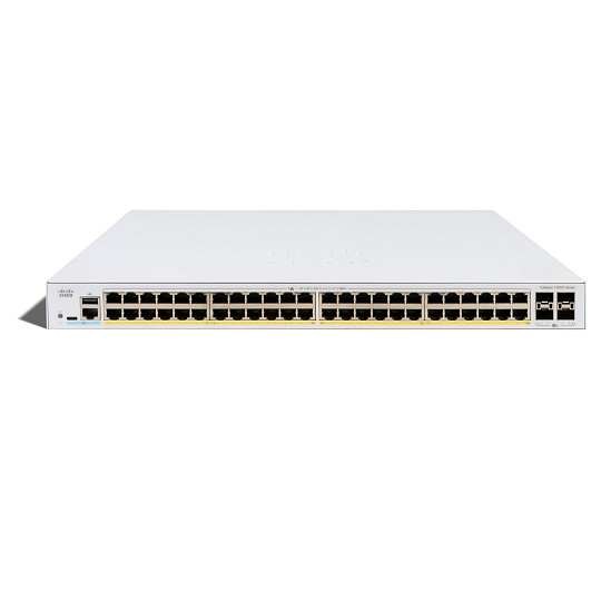 Cisco Catalyst switch C1300X-48P-4X (48xGbE,4xSFP28,10Gb/s uplink - 25Gb/s stack only,48xPoE+,740W) Cisco Catalyst switch C1300X-48P-4X (48xGbE,4xSFP28,10Gb/s uplink - 25Gb/s stack only,48xPoE+,740W)