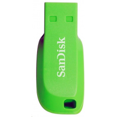 SanDisk Flash Disk 64GB Cruzer Blade, USB 2.0, zelená