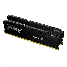 BAZAR - KINGSTON DIMM DDR5 128GB (Kit of 2) 5600MT/s CL36 FURY Beast Černá EXPO - Rozbaleno (Komplet)