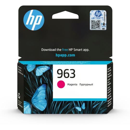 HP 963 Magenta Original Ink Cartridge (700 pages)