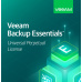 Veeam Backup Essentials Universal Perpetual License. Inc. Ent. Plus Ed. features. 1Y of Prod. (24/7) Supp. is inc. PS